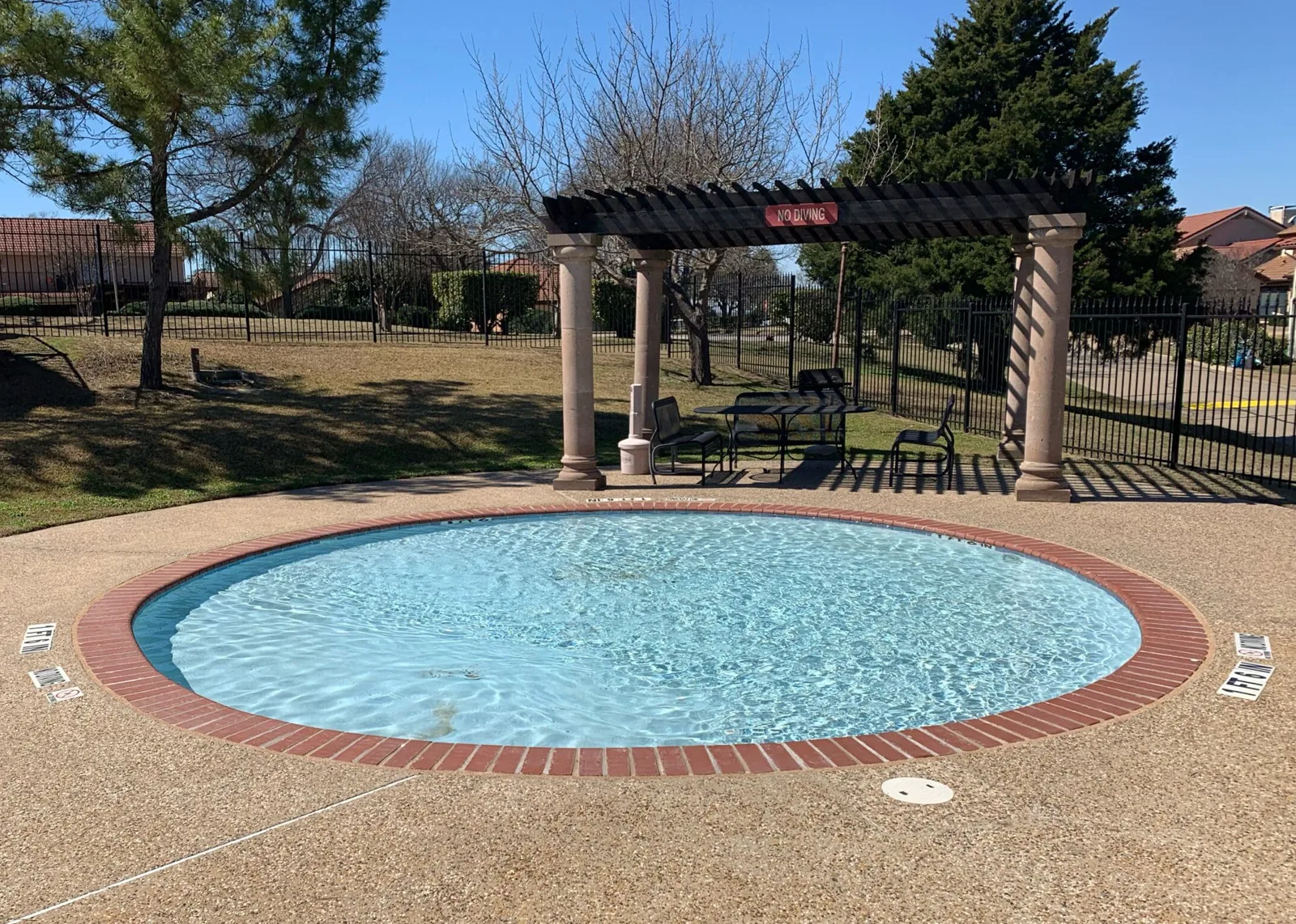 HOA pool before and after a full renovation